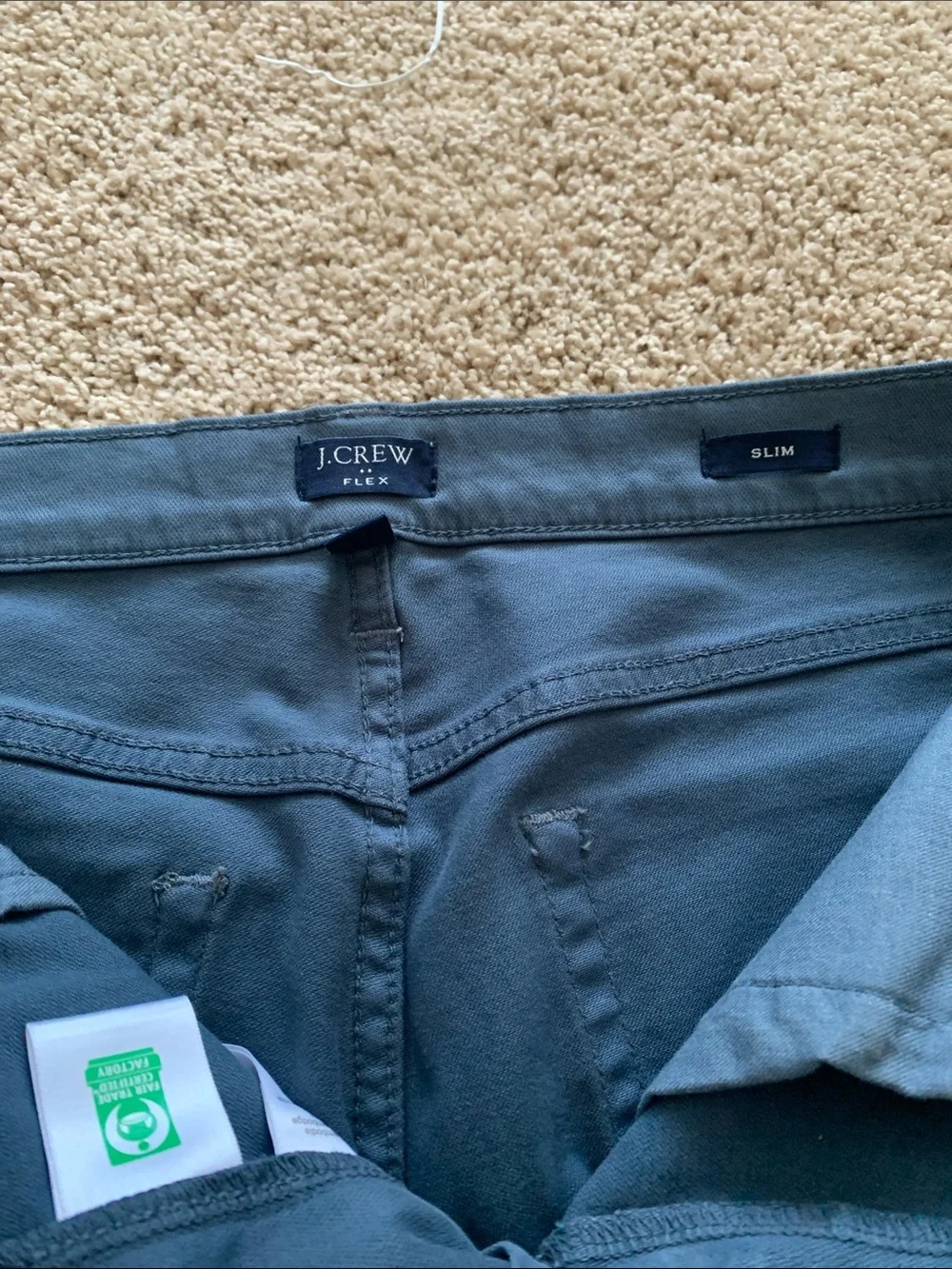 J. Crew Slate-Gray Slim Jeans 32x30